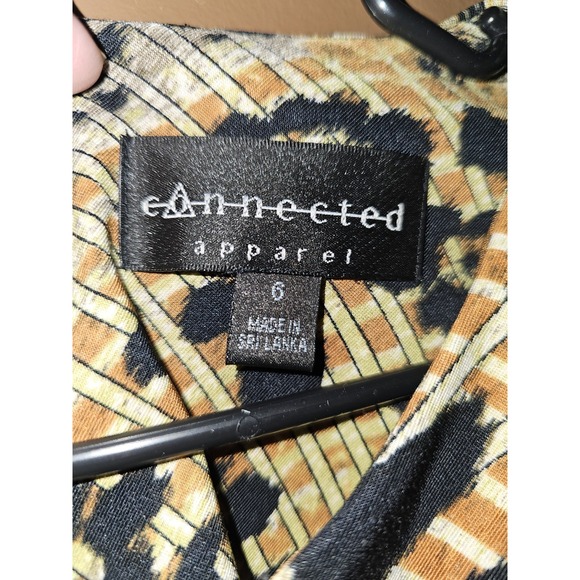 Cocktail Dress animal print Leopard Cheetah Women's By connected apparel Size 6 - Picture 3 of 3